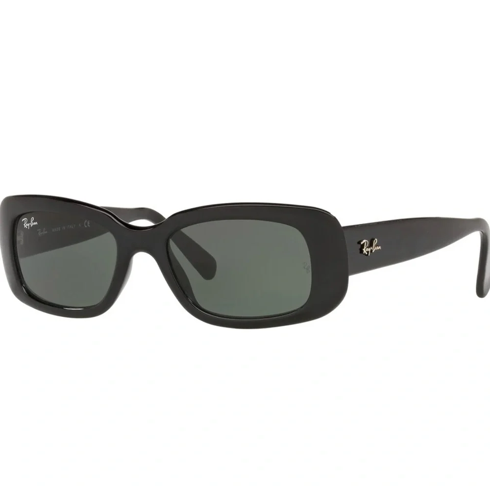 Ray-Ban Woman Sunglasses Black Frame, Green Classic G-15 Lenses, 50MM